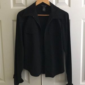 Fitted black jacket